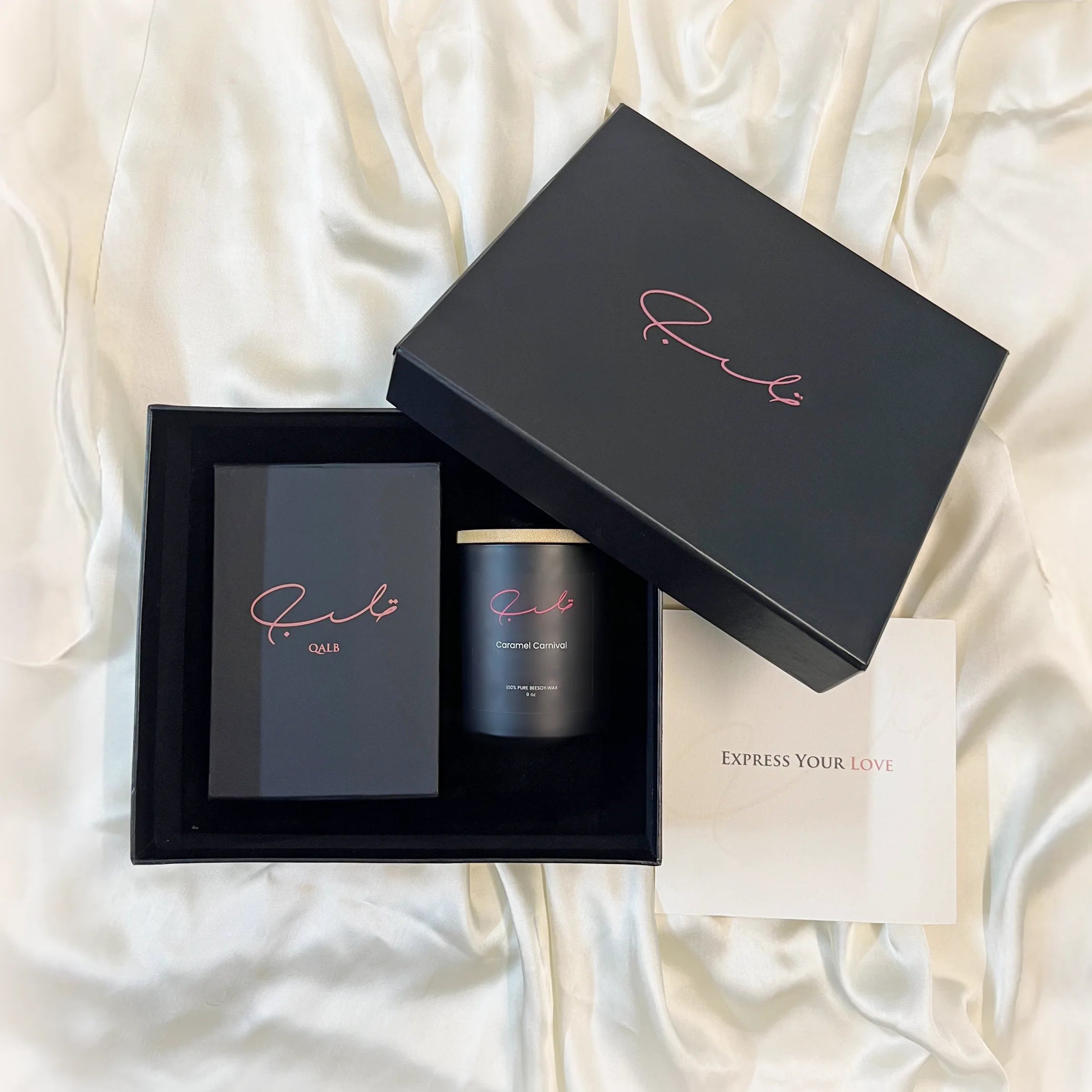 qalb-gift box bundle-perfume candle